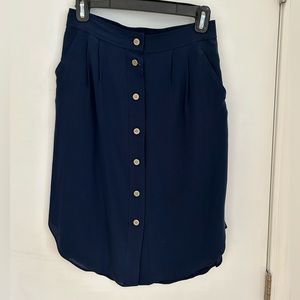 Madewell navy skirt sz S